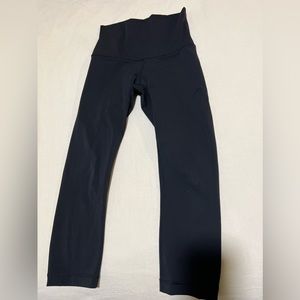 Lululemon high rise, black 7/8